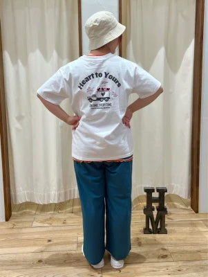 【接触冷感】タックワイドパンツ