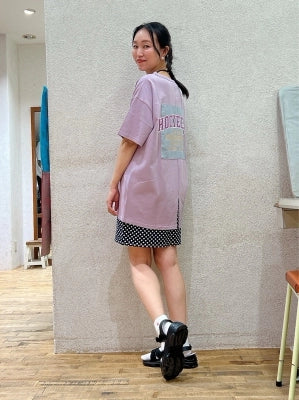 バックアップリケロゴTEE