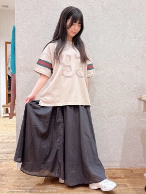 ≪SALE≫[Summer Lookbook Featured Item] Numbering Embroidered Big Tee