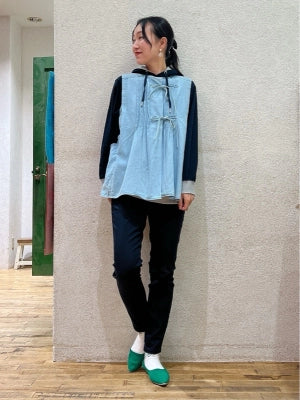 ≪SALE≫ Gathered Hem Hoodie Pullover
