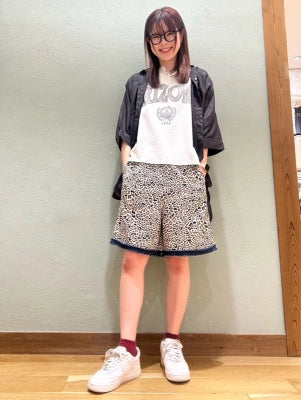 レーヨンポケ付BIGシャツ