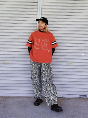≪SALE≫[Summer Lookbook Featured Item] Numbering Embroidered Big Tee