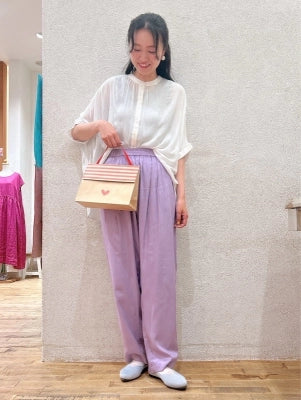 ≪SALE≫Rayon Crepe Gathered Dolman Tunic