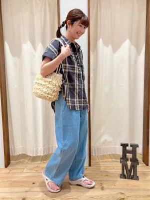 ≪SALE≫6.3oz Denim Wide Pants