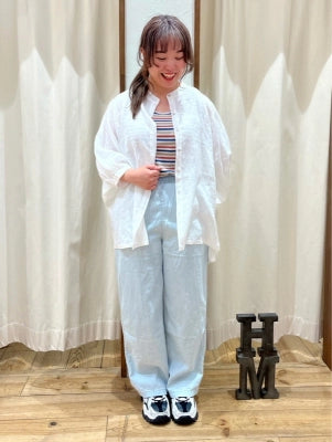 6.3ozデニムワイドパンツ