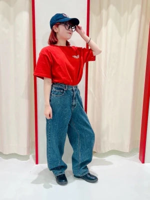 ≪SALE≫[charmmy] Heart Denim Pants