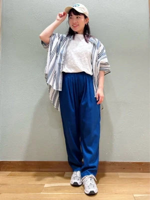レーヨンタックテーパードパンツ