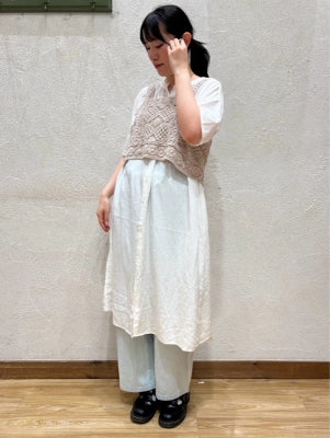 6.3ozデニムワイドパンツ