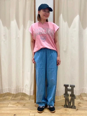 ≪SALE≫6.3oz Denim Curve Pants