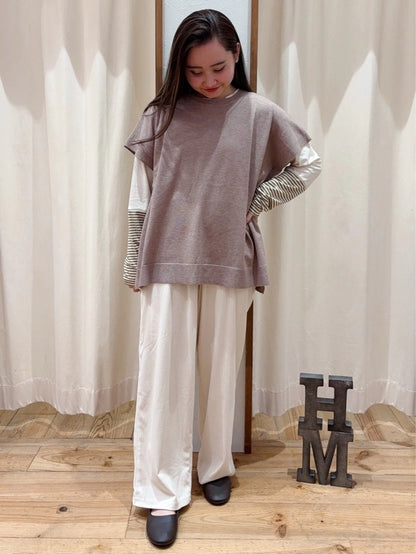 ≪SALE≫ Sleeve Border Switch Long Sleeve Tee