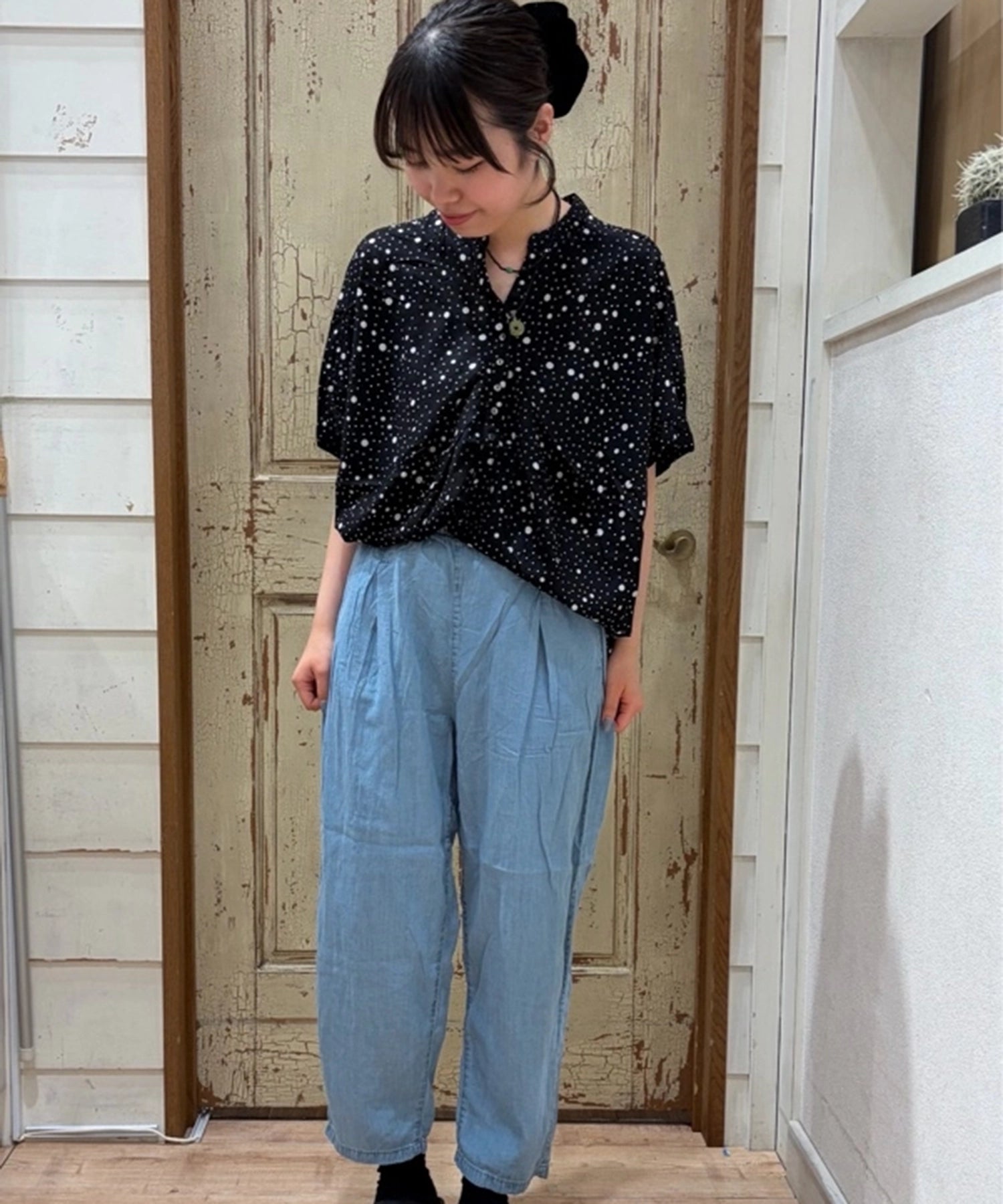 ★《Coming Soon》6oz Denim Wide Tapered Pants