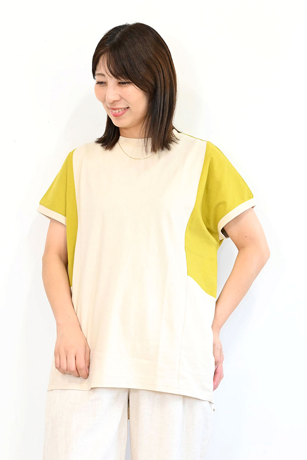 ≪SALE≫ Color Blocking Tunic SS