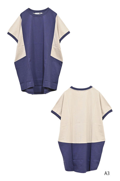 ≪SALE≫ Color Blocking Tunic SS