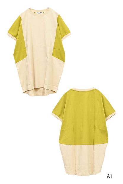 ≪SALE≫ Color Blocking Tunic SS