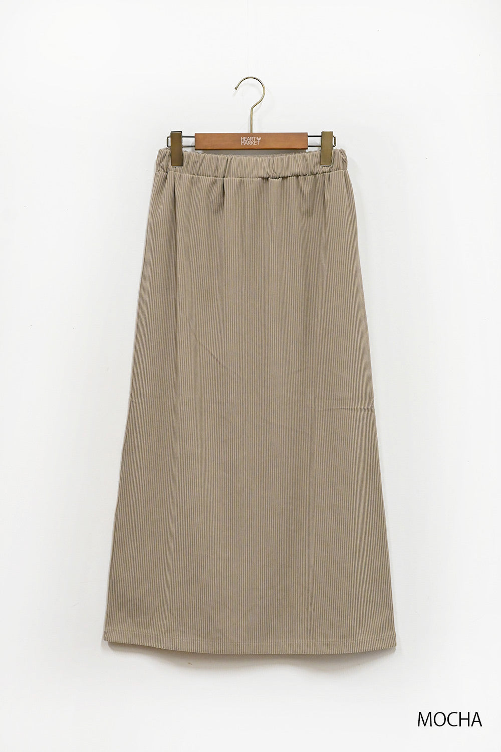 カットコーディロイバックスリットスカート