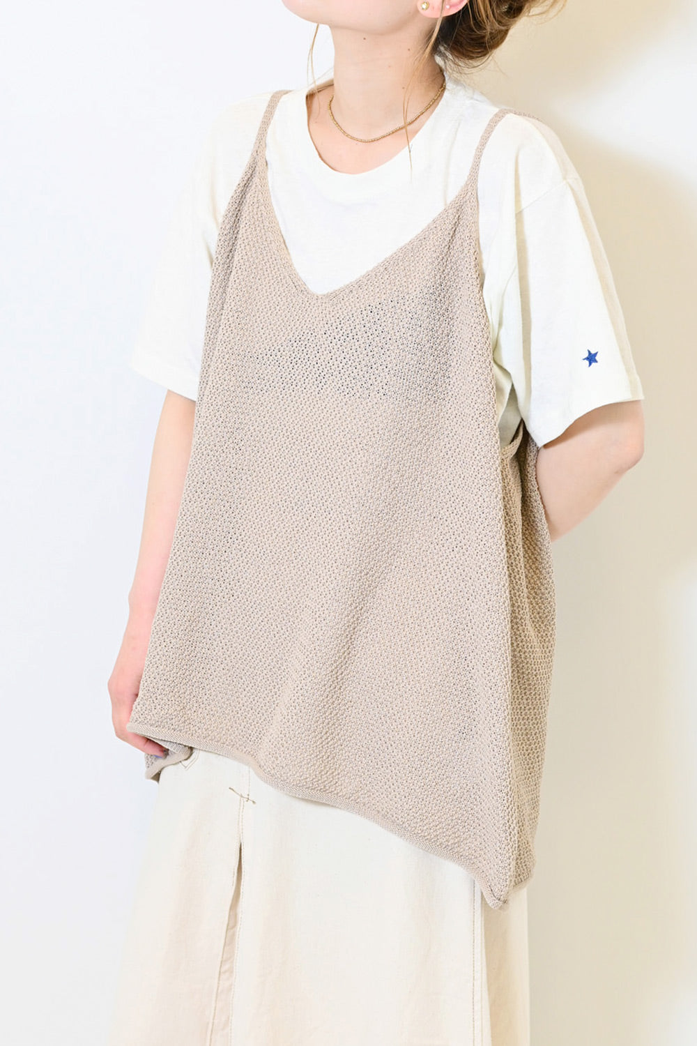 セール】【mily bilet】ヘルシーな肌見せで抜け感をプラス。肩