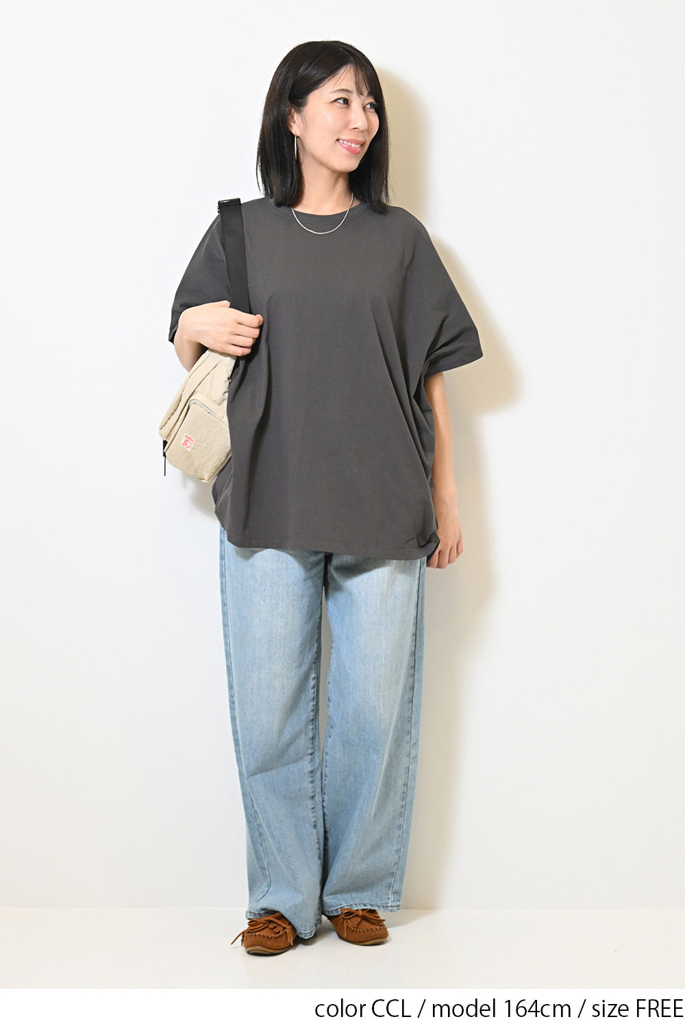 ≪SALE≫ Cut Crepe Tuck Dolman Tunic