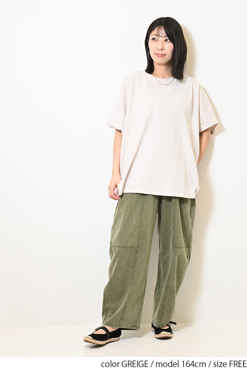 ≪SALE≫ Cut Crepe Tuck Dolman Tunic