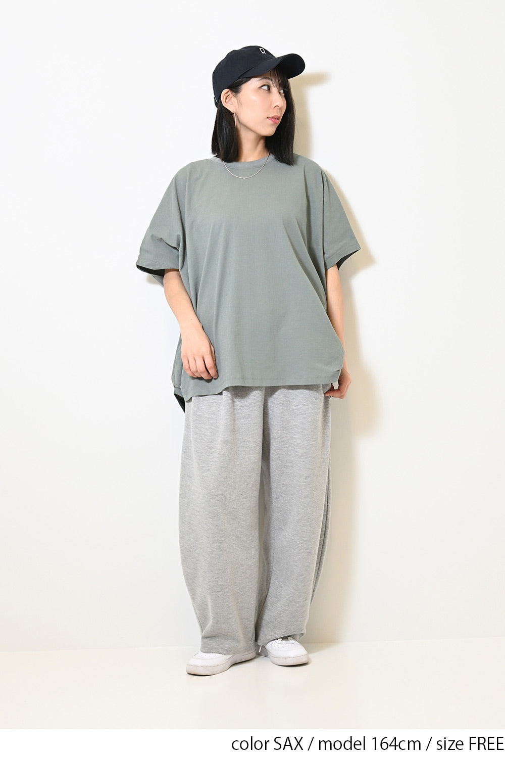 ≪SALE≫ Cut Crepe Tuck Dolman Tunic