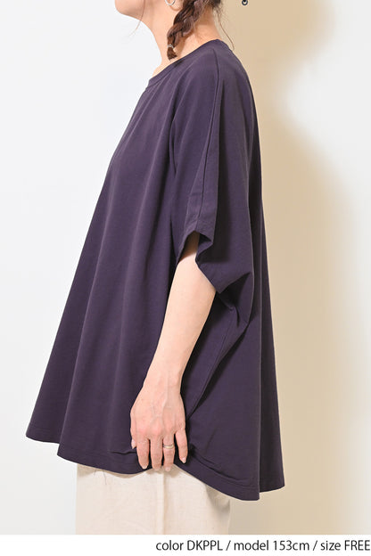 ≪SALE≫ Cut Crepe Tuck Dolman Tunic