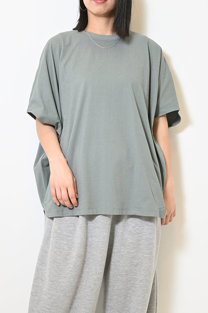 ≪SALE≫ Cut Crepe Tuck Dolman Tunic