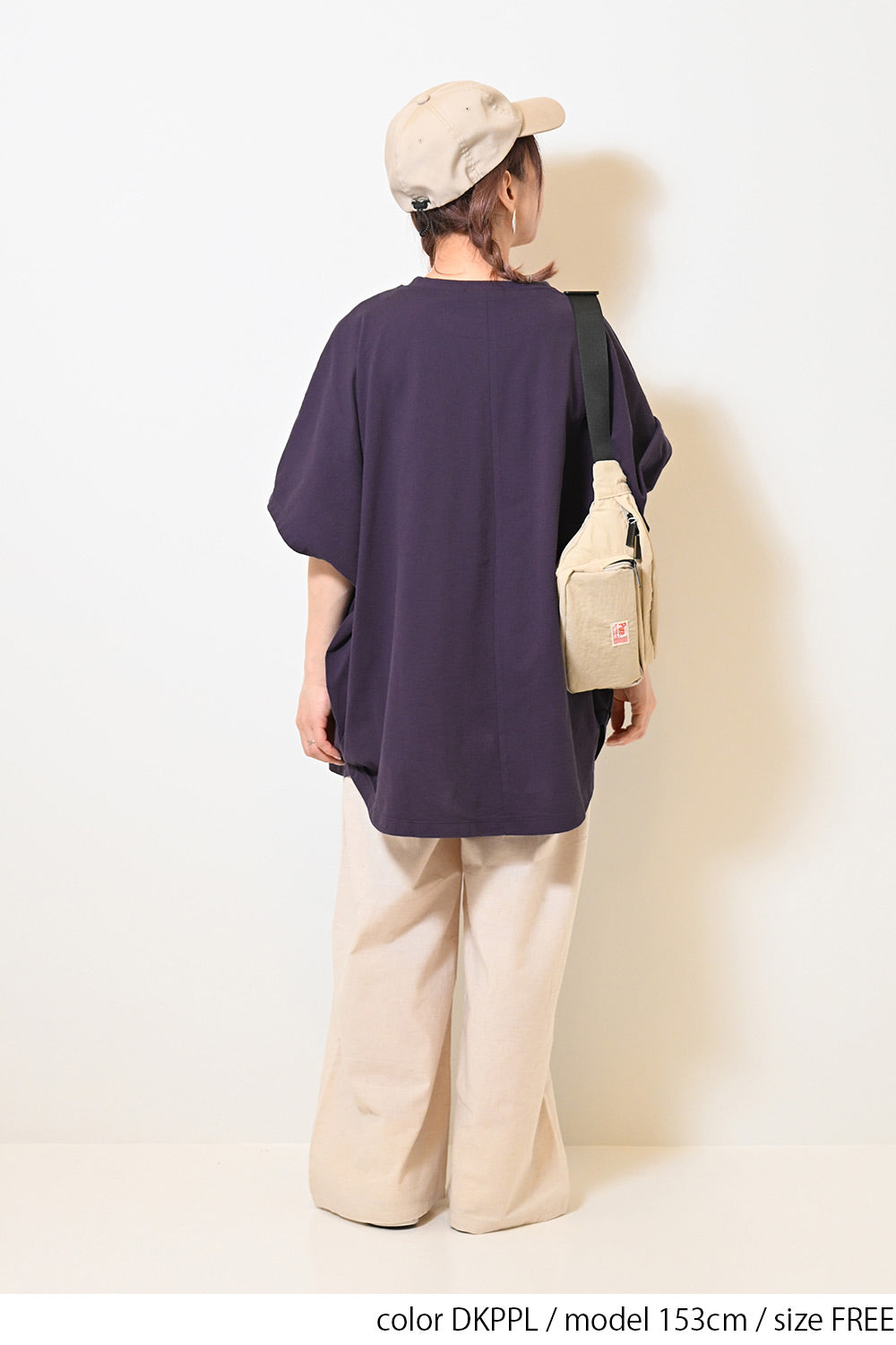 ≪SALE≫ Cut Crepe Tuck Dolman Tunic