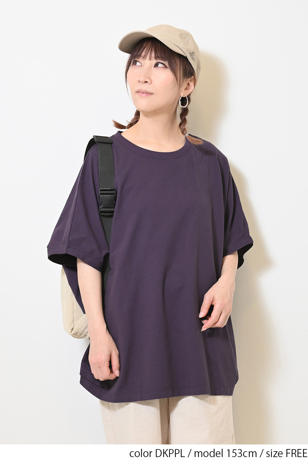 ≪SALE≫ Cut Crepe Tuck Dolman Tunic
