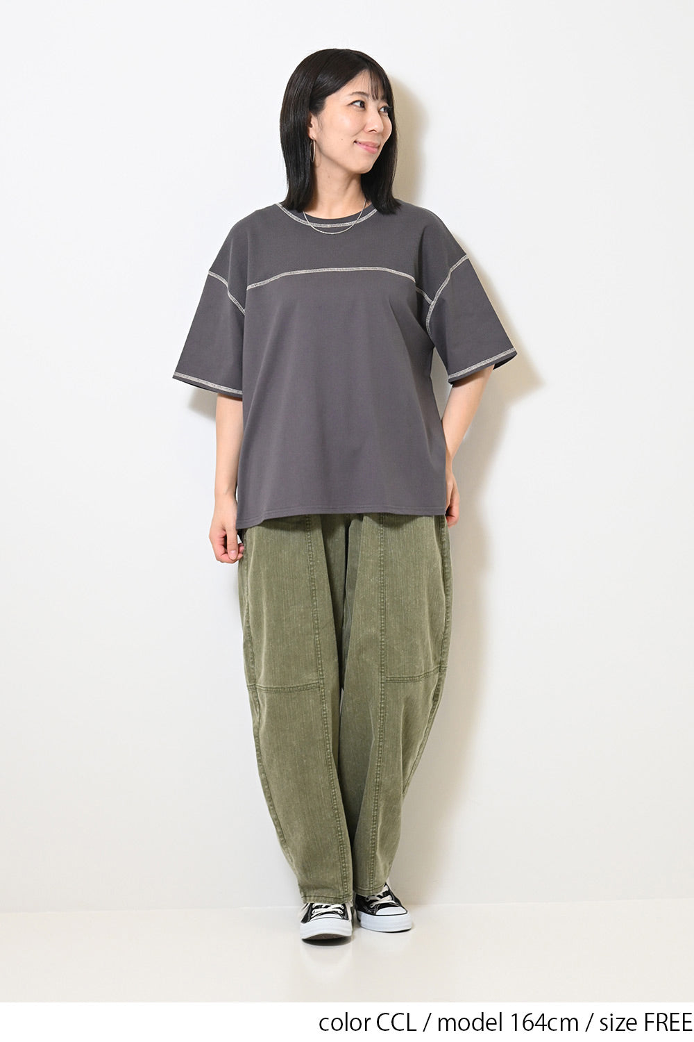 ≪SALE≫ Waffle Switch Stitch Color Pullover