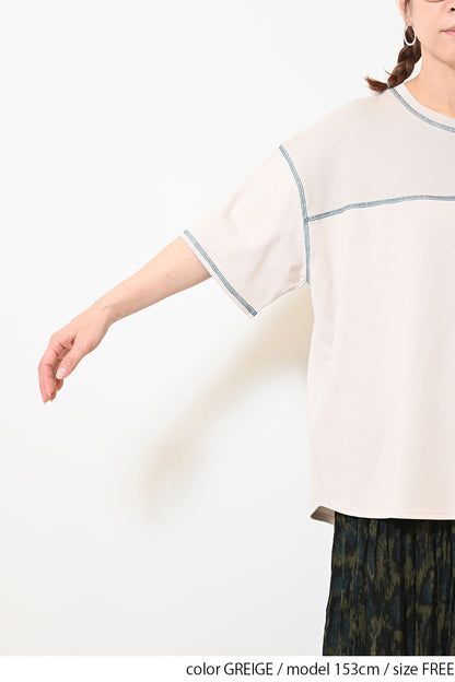 ≪SALE≫ Waffle Switch Stitch Color Pullover
