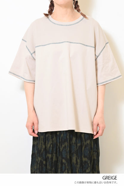 ≪SALE≫ Waffle Switch Stitch Color Pullover