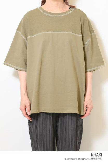 ≪SALE≫ Waffle Switch Stitch Color Pullover