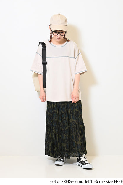 ≪SALE≫ Waffle Switch Stitch Color Pullover