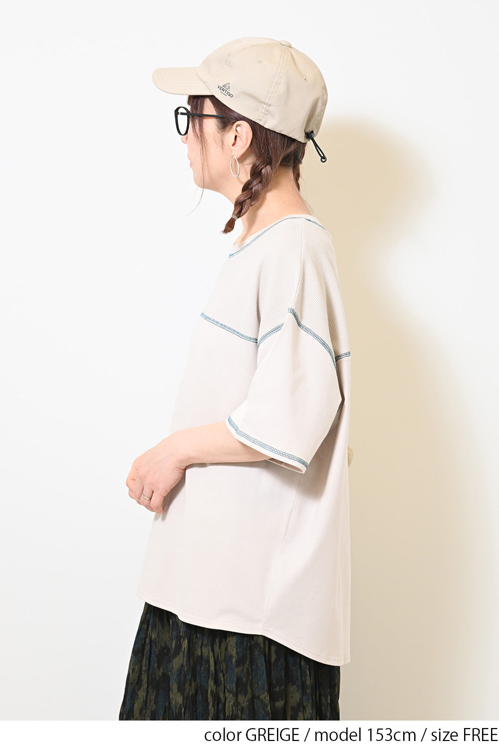 ≪SALE≫ Waffle Switch Stitch Color Pullover