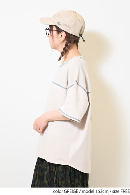 ≪SALE≫ Waffle Switch Stitch Color Pullover