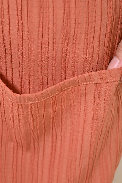 ≪SALE≫ Dobby Stripe Comfortable Wide Pants