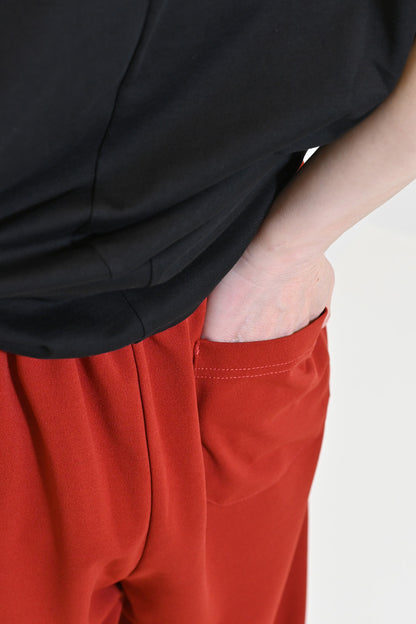 ≪SALE≫【WEB Exclusive】Cut Georgette Tuck Wide Pants