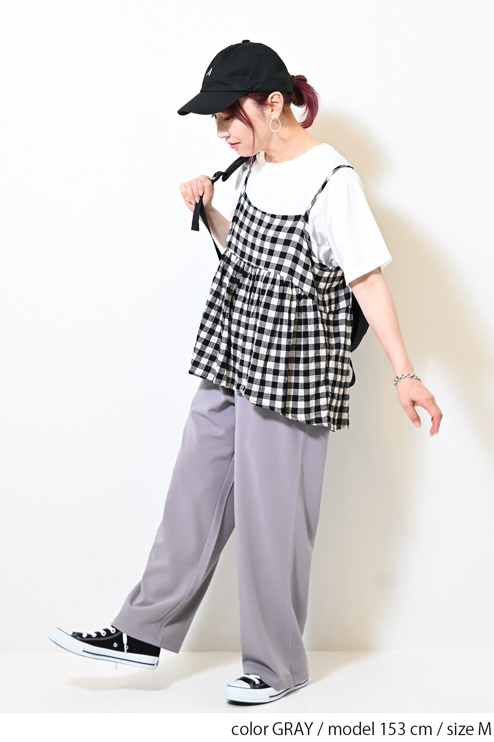 WEB限定】カットジョーゼットタックワイドパンツ – HEART MARKET