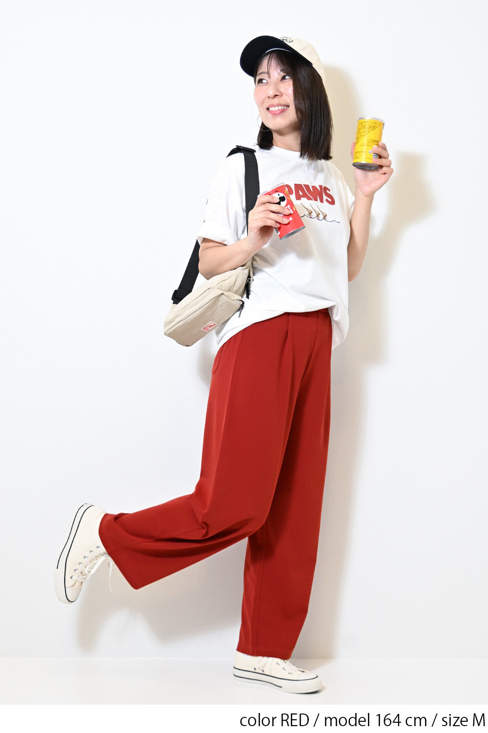 WEB限定】カットジョーゼットタックワイドパンツ – HEART MARKET