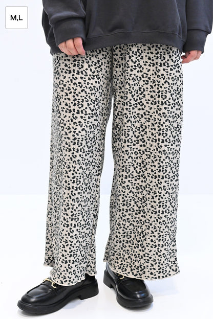 ≪SALE≫Assorted Pattern Pleated Pants