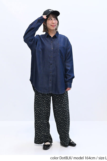 ≪SALE≫Assorted Pattern Pleated Pants