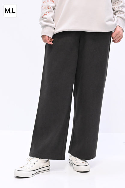 ≪SALE≫Corduroy Bonded Wide Pants