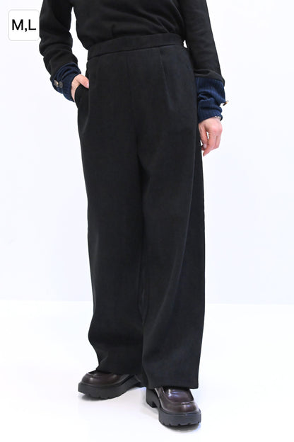 ≪SALE≫Corduroy Bonded Wide Pants