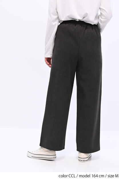 ≪SALE≫Corduroy Bonded Wide Pants