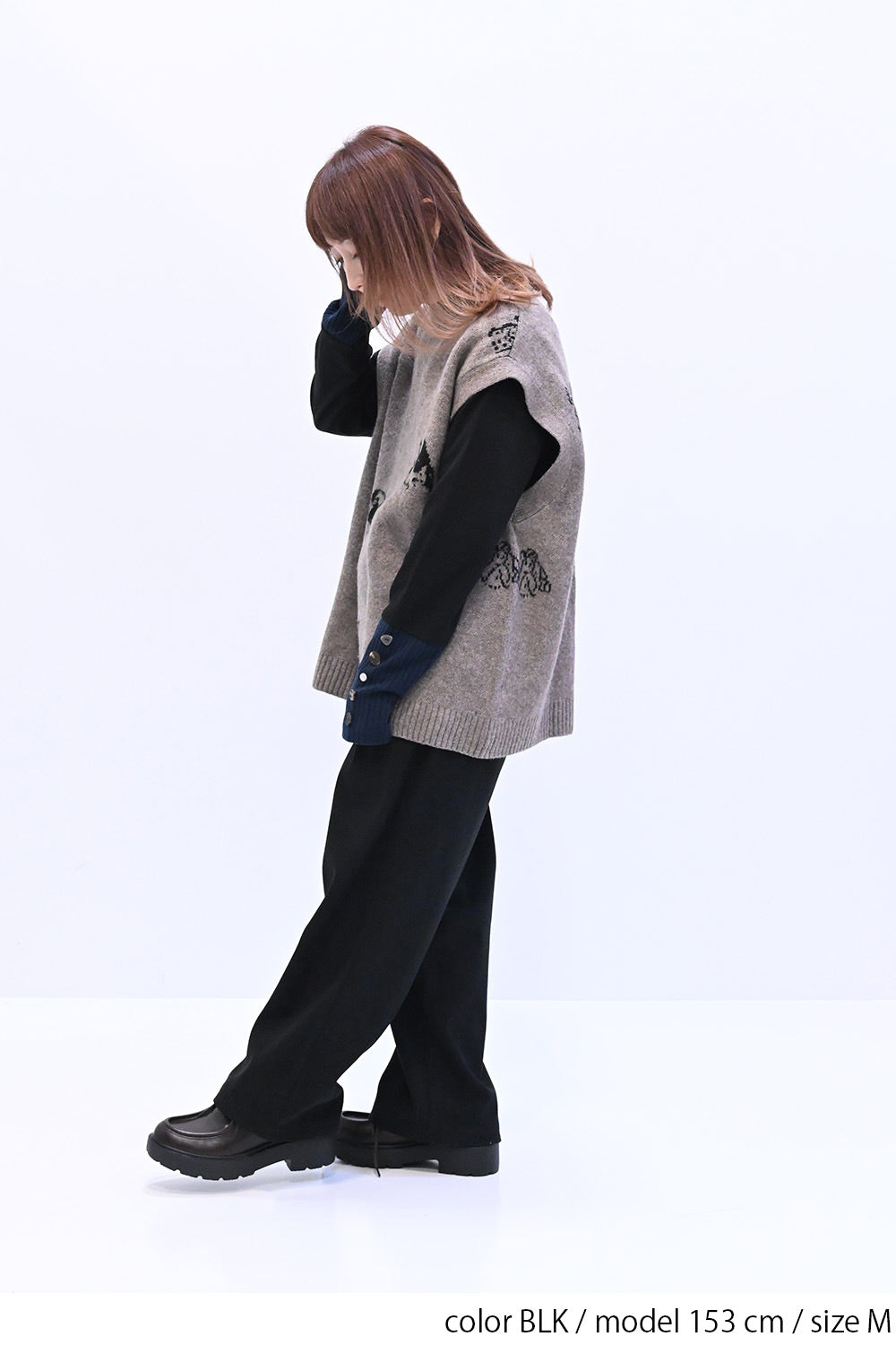 ≪SALE≫Corduroy Bonded Wide Pants
