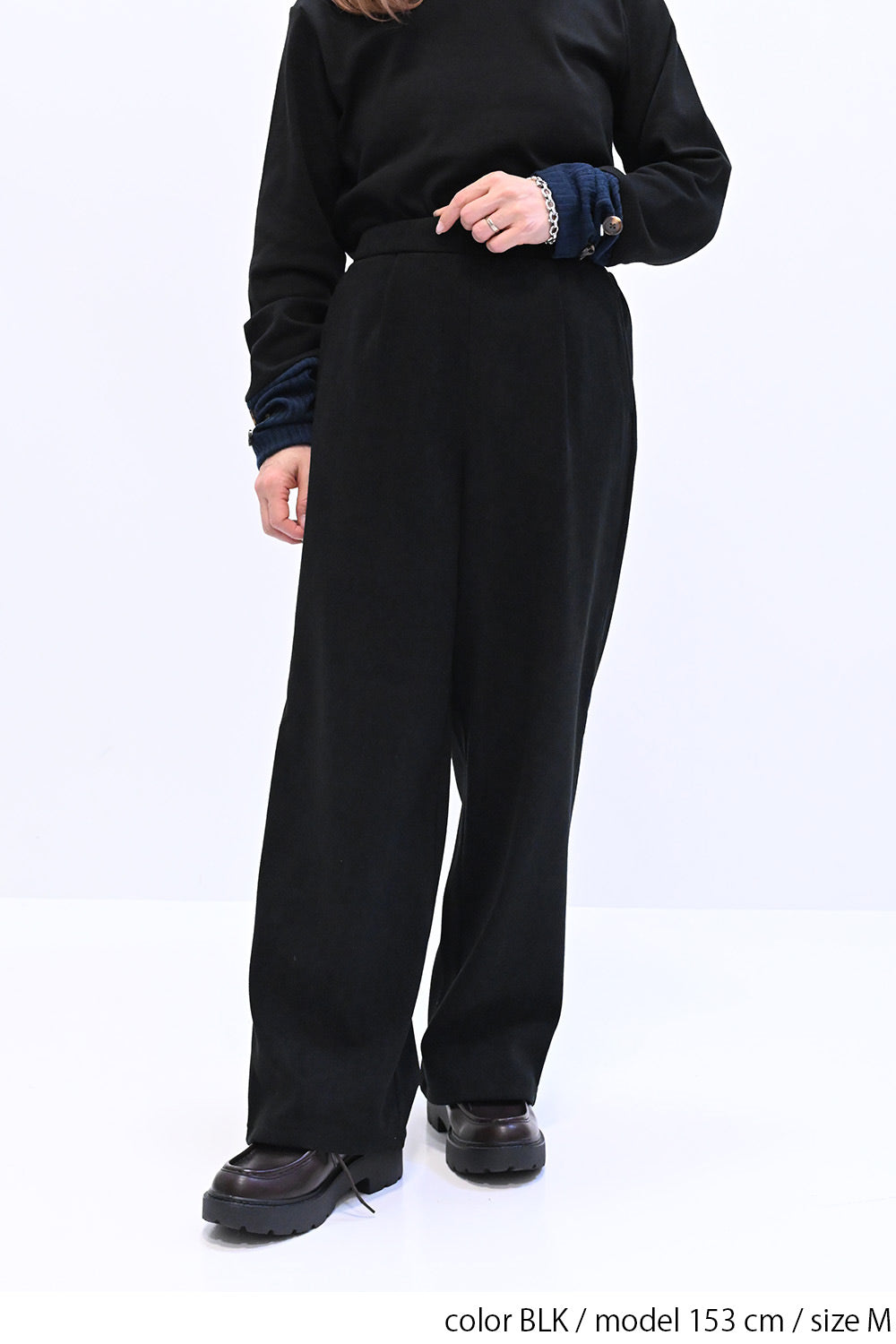 ≪SALE≫Corduroy Bonded Wide Pants