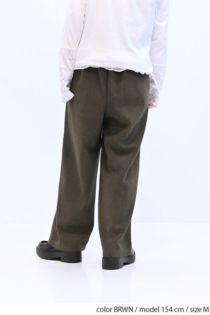 ≪SALE≫Corduroy Bonded Wide Pants