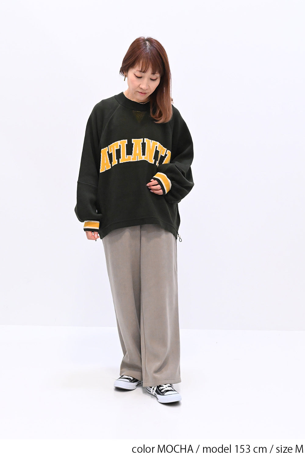 ≪SALE≫Corduroy Bonded Wide Pants