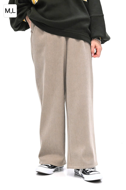 ≪SALE≫Corduroy Bonded Wide Pants