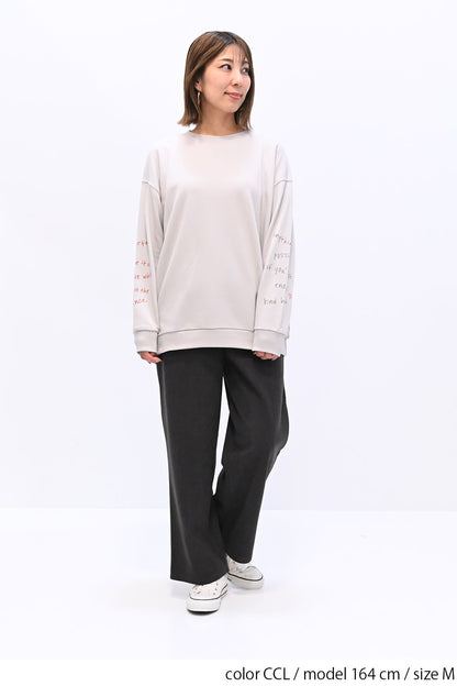 ≪SALE≫Corduroy Bonded Wide Pants