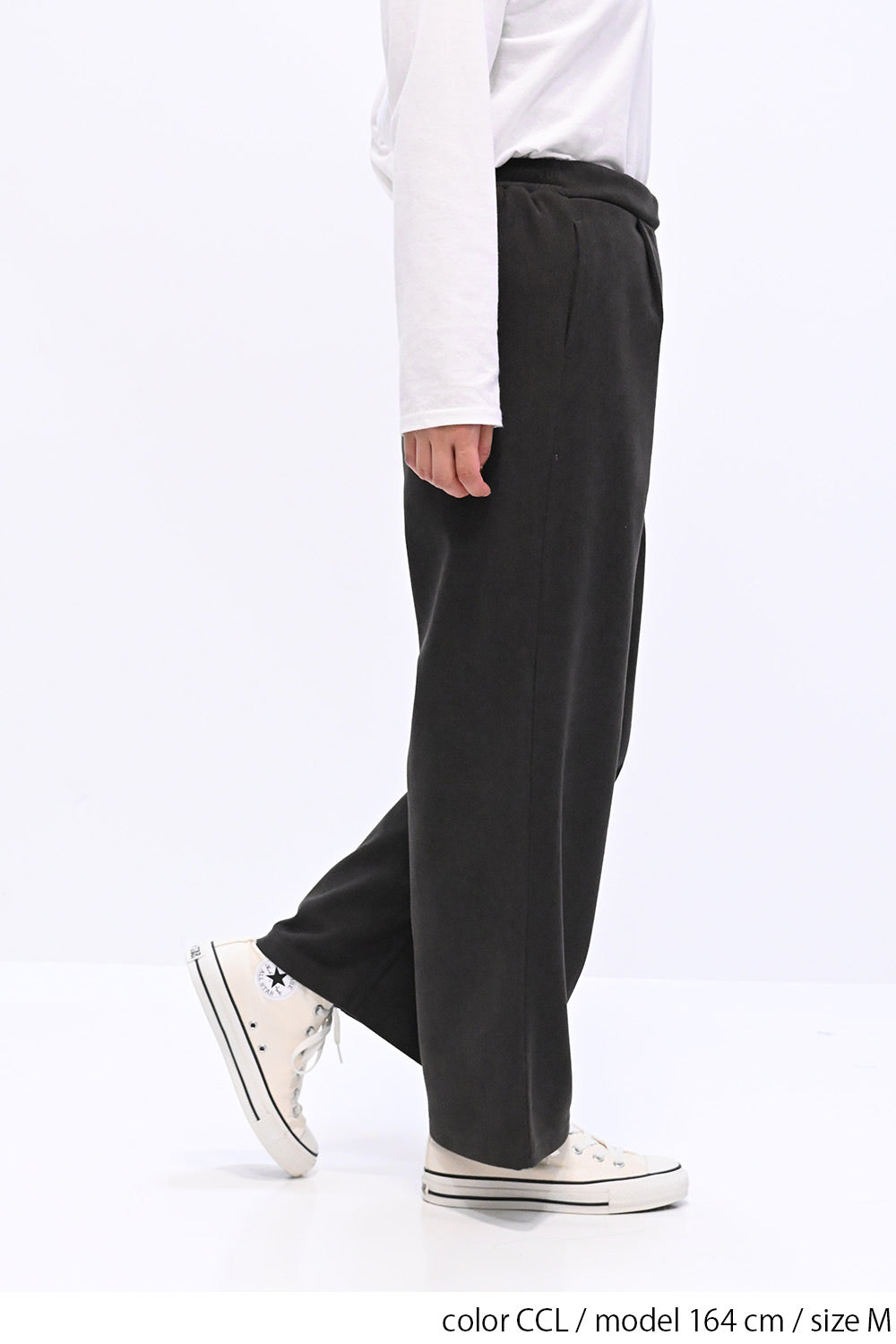 ≪SALE≫Corduroy Bonded Wide Pants